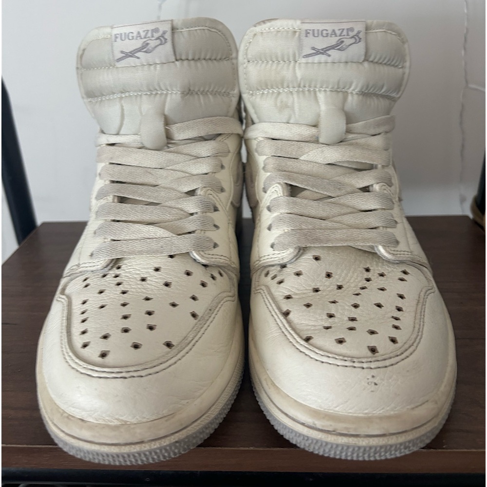 Fugazi high top sneakers.